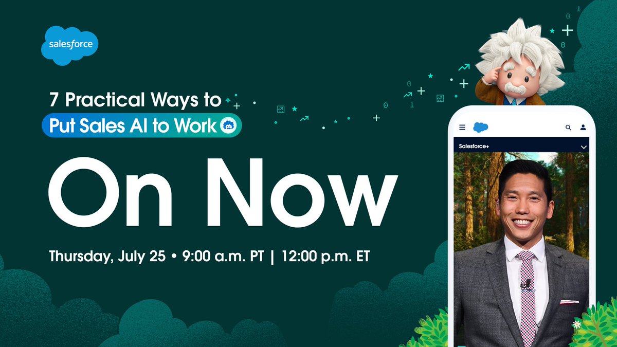 🔴LIVE: 7 Practical Ways to Put Sales AI to Work

Tune in for hands-on demos, #Salesblazer use cases, and an expert-led Q&amp;A to help you grow revenue with <a href="/SalesCloud/">Salesforce Sales Cloud</a> AI: sforce.co/4bT1F2n