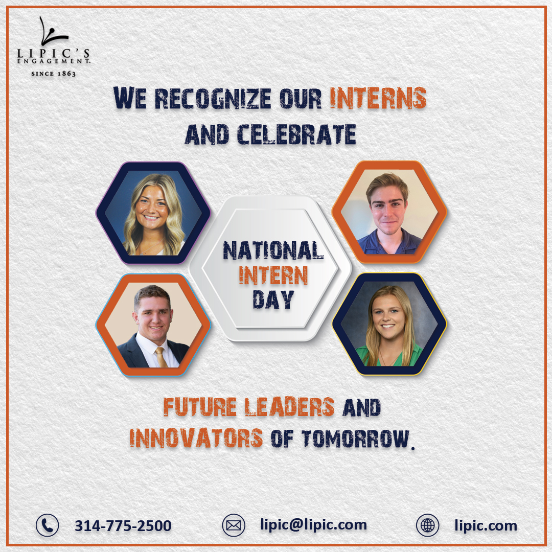LipicEngagement's tweet photo. Happy National Intern Day! We at Lipic’s Engagement are proud to celebrate our interns. Thank you for all your hard work.
If you want to celebrate your company and engage your employees check out our blog post for upcoming timely events: https://t.co/4QOhiv2RDR
#NationalInternDay https://t.co/FYfayHfZkp