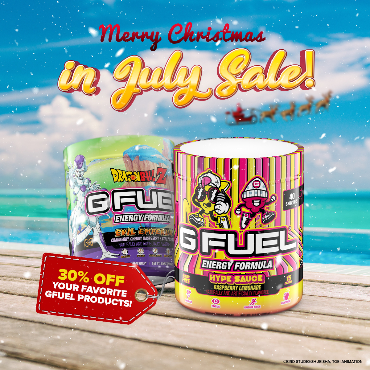 GFuelEnergy's tweet photo. ❤️ 𝗥𝗘𝗧𝗪𝗘𝗘𝗧 + 𝗖𝗢𝗠𝗠𝗘𝗡𝗧 "G FUEL" TO WIN A #GFUEL ITEM OF YOUR CHOICE! 👀 

🎅 2 WINNERS PICKED THIS WEEKEND IN HONOR OF OUR XMAS IN JULY SALE! 🌴 https://t.co/4vi8wFDXUw