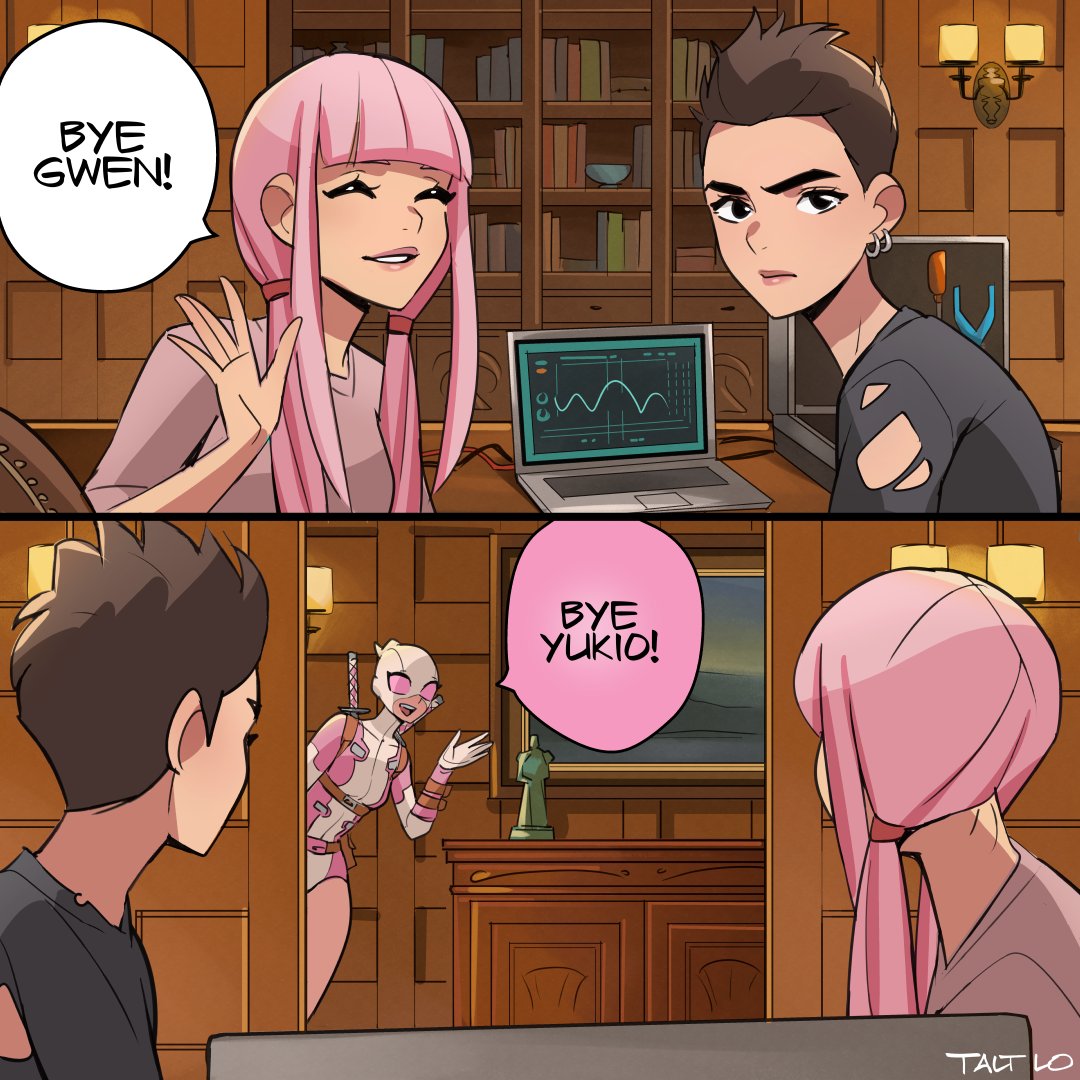 👋 #gwenpool #yukio #negasonicteenagewarhead #gwenpoole #marvel #deadpool #fanart #DeadpoolWolverine #DeadpoolandWolverine