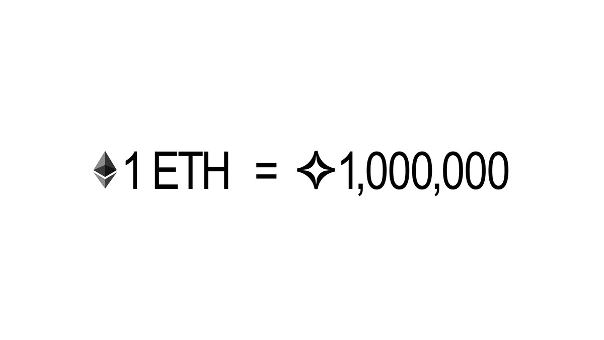 ✧ Sparks: a new unit of measurement for Ethereum.