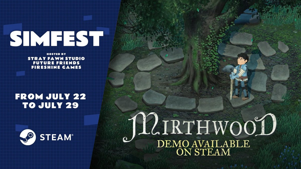 Mirthwood π (@mirthwoodgame) on Twitter photo We're thrilled to be participating in #SimFest2024 on Steam from July 22nd to July 29th!
Will you answer by tilling the soil or tempering steel?
#IndieGames <a href="/SteamSimfest/">Steam SimFest</a> We're thrilled to be participating in #SimFest2024 on Steam from July 22nd to July 29th!
Will you answer by tilling the soil or tempering steel?
#IndieGames <a href="/SteamSimfest/">Steam SimFest</a>