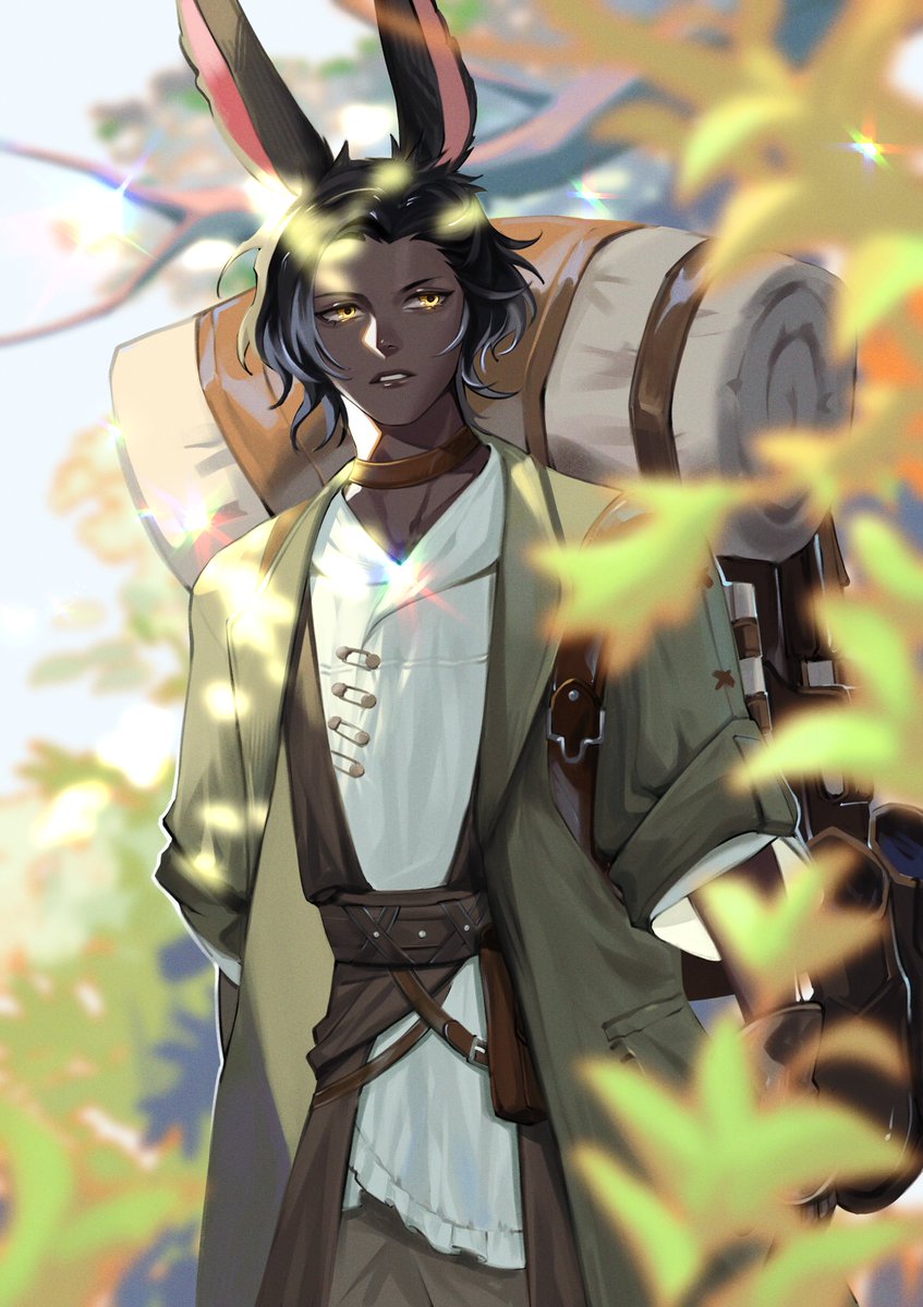 chenkuns_'s tweet image. my fussy little bunbun 
#erenville #ffxiv #ffxivart