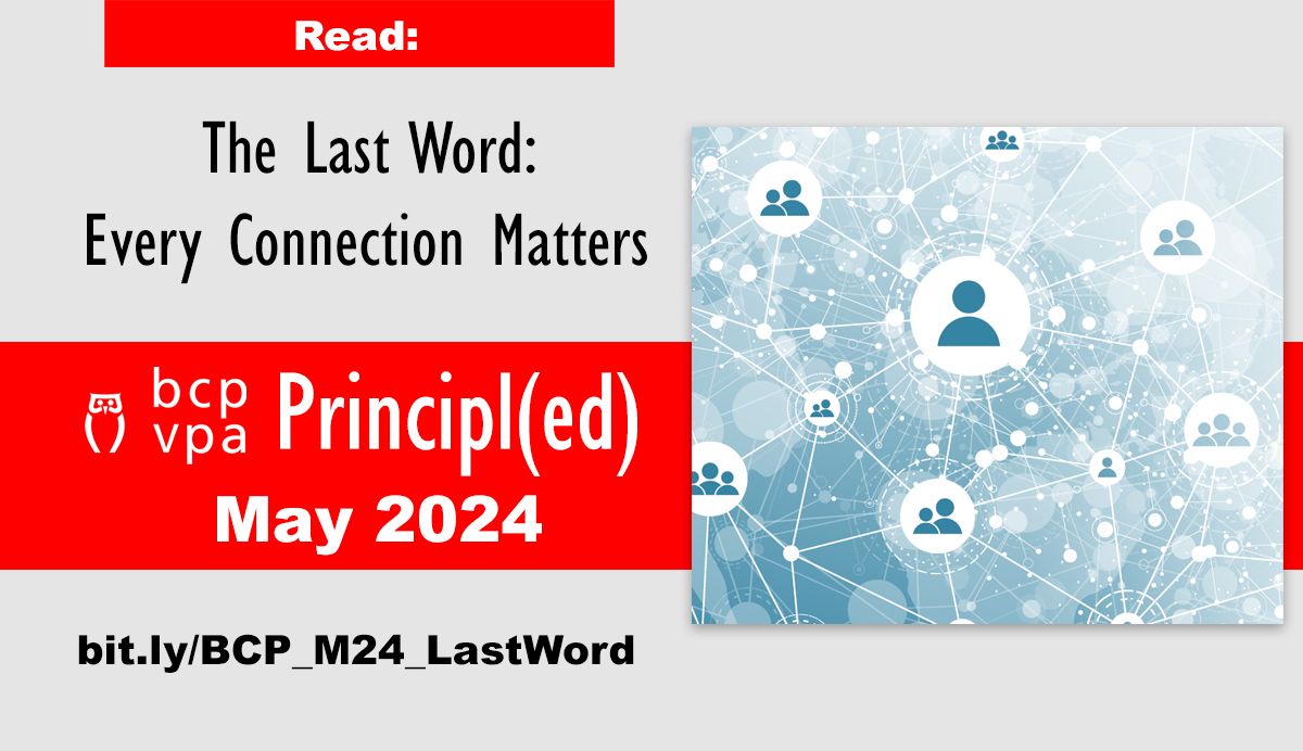 Acting Executive Director Magdalena Kassis considers how the experiences, challenges, and professional connections of our early years can shape our professional choices and opportunities in the decades that follow. bit.ly/BCP_M24_LastWo…