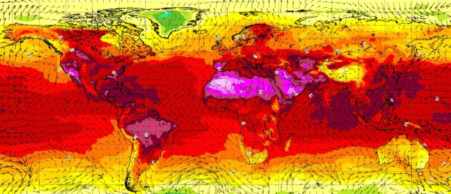 Sinon : 

- Le 22 juillet 2024 a été la journée la plus chaude depuis 100 000 ans.

- Le précédent record datait du 21 juillet 2024.

Le capitalisme punitif détruit patiemment l'avenir de nos enfants.