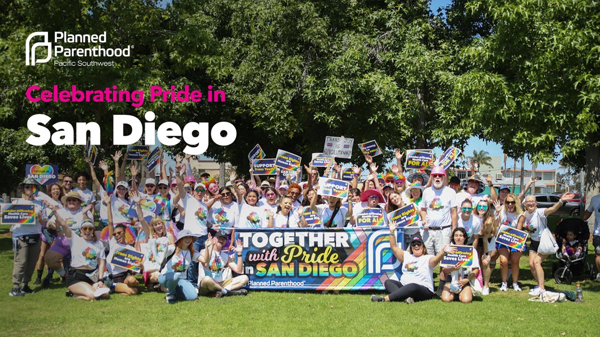 We are excited to participate in this year’s San Diego Pride Parade and to come together in support of the LGBTQ+ community.