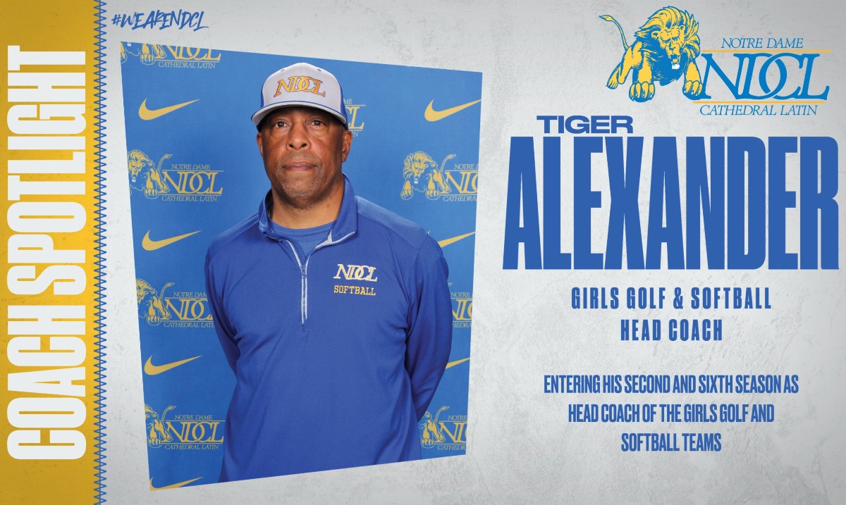 Tiger Alexander is next up on our NDCL Athletics Coach Spotlight! Alexander is entering his second season as Head Coach of the Girls Varsity Golf team and sixth season as Head Coach of the Softball program. Visit ndclathletics.org to read the full story.

#WeAreNDCL