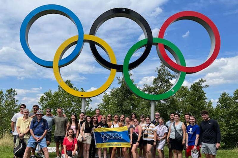 UDCHS's tweet photo. Two dozen #BlueHens are embarking on the journey of a lifetime! They're heading to #Paris for the SummerOlympics:
Read more in UDaily ➡️ https://t.co/XtNAdOVYJ2
@UDGlobal #BlueHensForever #StudyAbroad #Paris2024 #ParisOlympics #UDel #UDAbroad https://t.co/DXxXX3FEHq