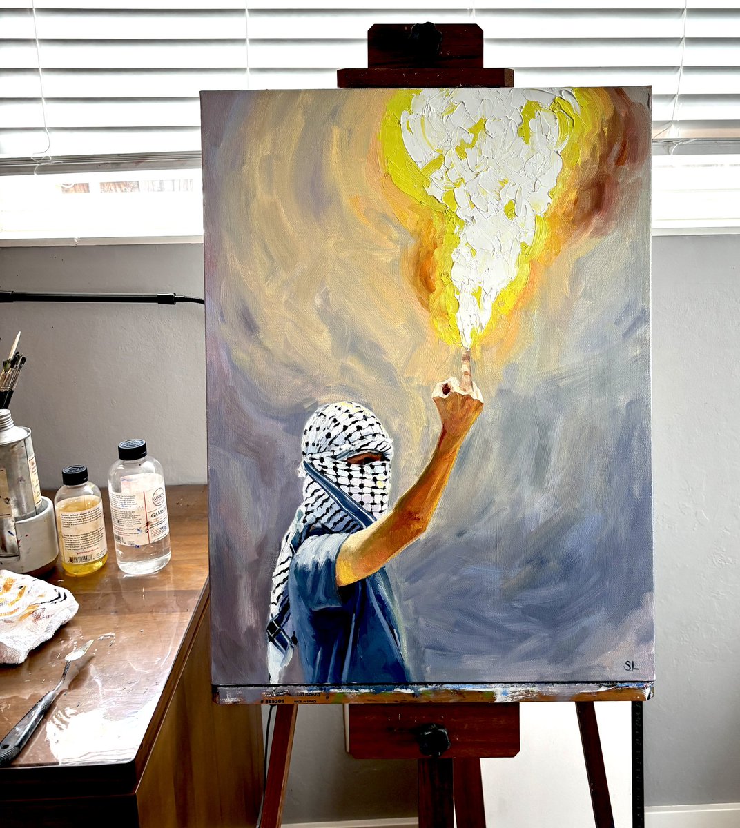 Finally painted this one on a larger canvas