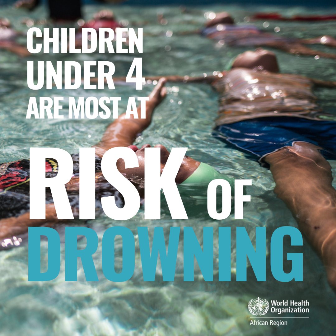 Children need constant adult supervision around water. 👀 Watch them closely.

This World #DrowningPrevention Day🌊, visit the <a href="/WHO/">World Health Organization (WHO)</a> campaign to learn how to keep children safe around water.⬇️

who.int/campaigns/worl…
