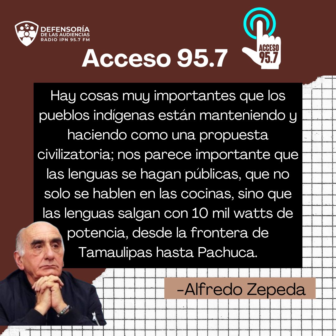 Defensoría de las Audiencias Radio IPN 95.7 FM tweet media