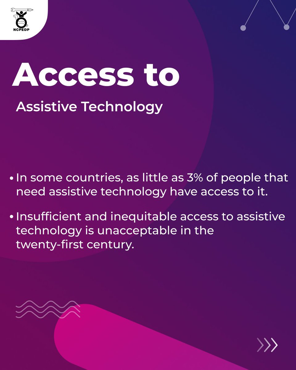ncpedp_india's tweet photo. Did you know 76% of #children with assistive technology can stay in regular classrooms? Or that 67% find #employment with its help?
AT ensures access to quality education for students with disabilities, leading to higher #educational attainment. 

Early exposure to AT in #schools helps develop essential skills for future employment, ensuring these students are well-prepared for the job market.

Think about it: a workforce empowered by AT unlocks a vast pool of talent, while reduced #healthcare costs due to preventative measures create a ripple effect of #economicbenefits.

Yet, a #staggering 92% of people with disabilities in India lack access. The #future is inclusive, and AT is the key to unlock its potential.

Demand for AT #fuels investment in new technologies, benefiting other sectors such as AI and robotics. These investments create spillover effects, with advancements impacting manufacturing, transportation, and infrastructure.

Let's bridge the gap and empower millions to thrive! Share this post and join the conversation.✅

#assistivetechnology #NCPEDP #technology #accessibility #universaldesign