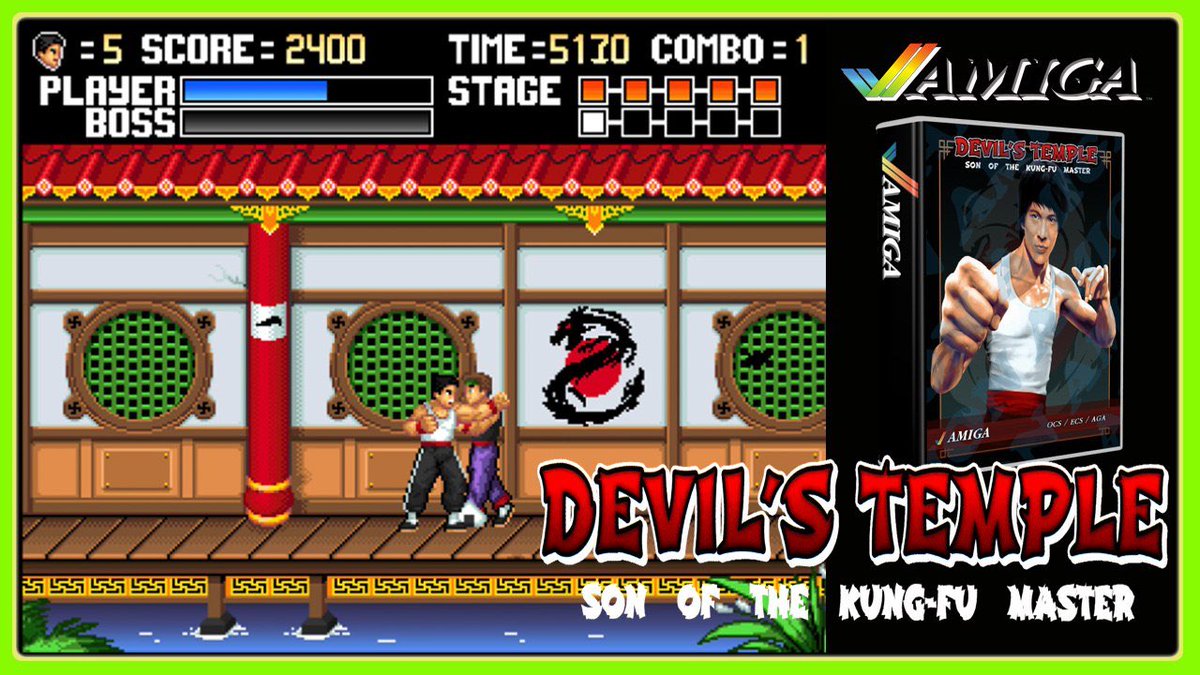 vidaextraretro's tweet image. Devil's Temple - Son of the Kung-Fu Master es un spin-off del juego arcade  Kung Fu Master.

El equipo que te trajo Rygar, o Turbo Sprint, trae este juego lleno de acción que pondrá a prueba tus habilidades en la lucha callejera.

#amiga500

Mira, mira👇🏻

youtu.be/vJCvTlF_kH0?si…