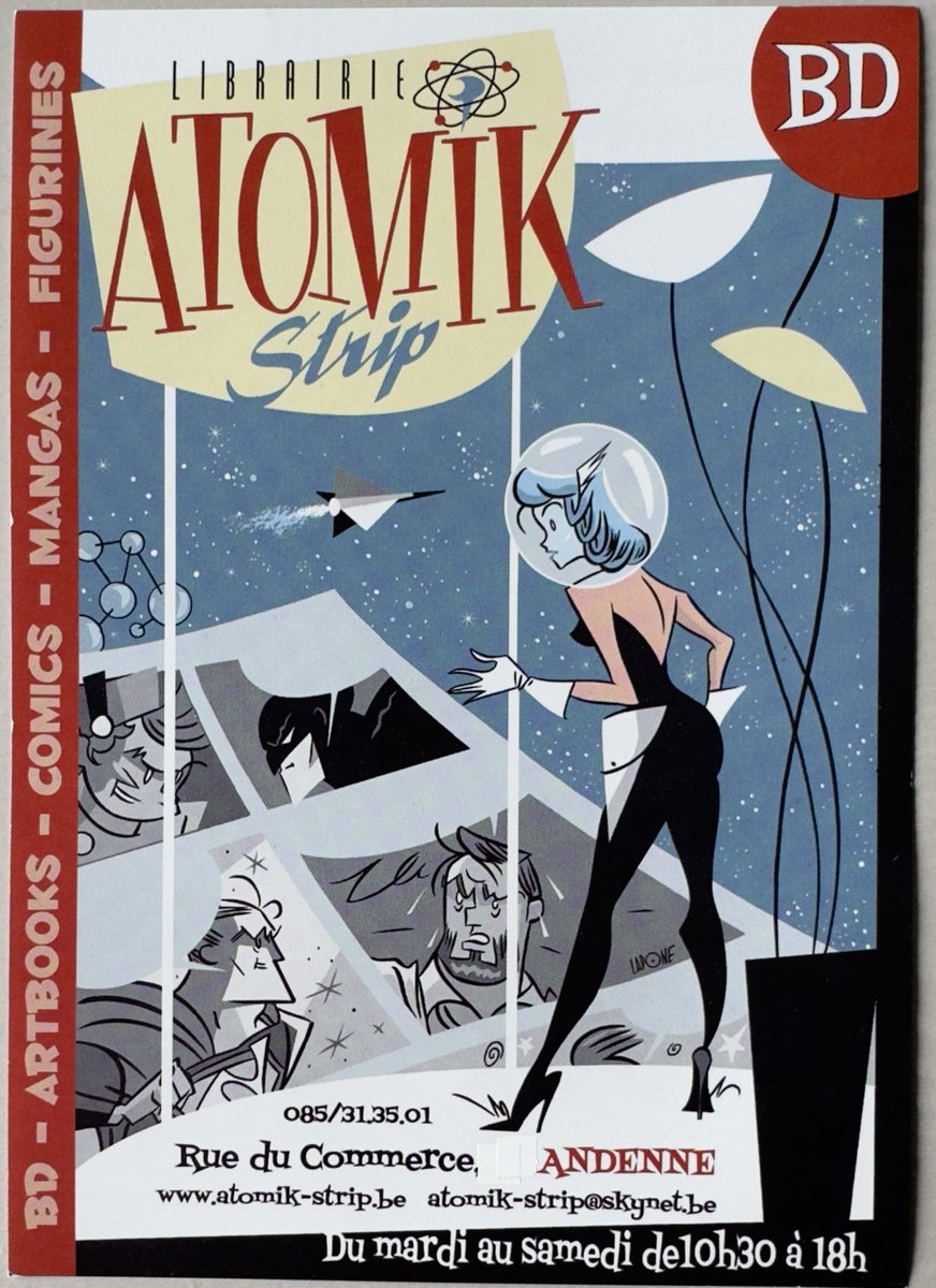 3gr3S_S3rg3's tweet photo. 1/2
Après une dure journée de travail rien de tel qu’une petite halte à #Andenne chez #AtomikStrip 

On ressort avec :

- Harry Dickson 
T2. La cour d’épouvante 
@EditionsDupuis 
(Le 1er tome ne m’avait pas vraiment convaincu …peut-être que le 2nd…😉)

⬇️ https://t.co/92Jc3VaphU