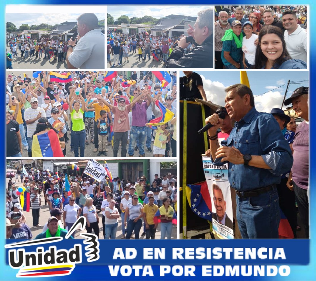 #TodoElMundoConEdmundo Ese fue el clamor de los habitantes de Santa Maria de Caparo, municipio Padre Noguera, quienes cerraron campaña el día de ayer, con alegría y ese fervor que los caracteriza. ¡Confiamos en un país mejor, confiamos en el cambio!.<a href="/PartidoADMerida/">Acción Democrática Mérida</a>