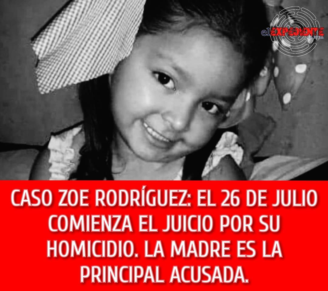 MirtaCollante's tweet photo. Mañana viernes se inicia el juicio por el Magnicidio de Zoe.
Justicia por Zoe!
#PerpetuaParaSusAsesinos @Moreno35Jua @AdrianLaRioja @RafaAtencio4 @MMeragelman @TeteVigna @VignaOscar @EOrtizBrizuela2 @DClaudeville @impactorioja @independientelr @AlbarracinYair @Medios_Rioja https://t.co/u1KjdhRHNE
