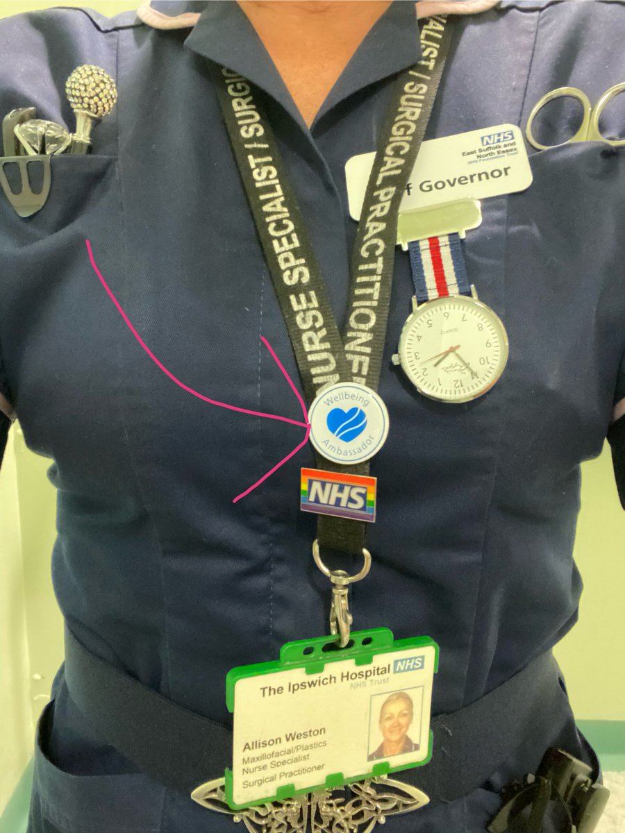 Allijw's tweet photo. I do love a new pin badge!
#wellbeingambassador
#supportingstaff #improvinghealthandwellbeing
@ESNEFT @Team_ESNEFT https://t.co/JmO85vC3aG