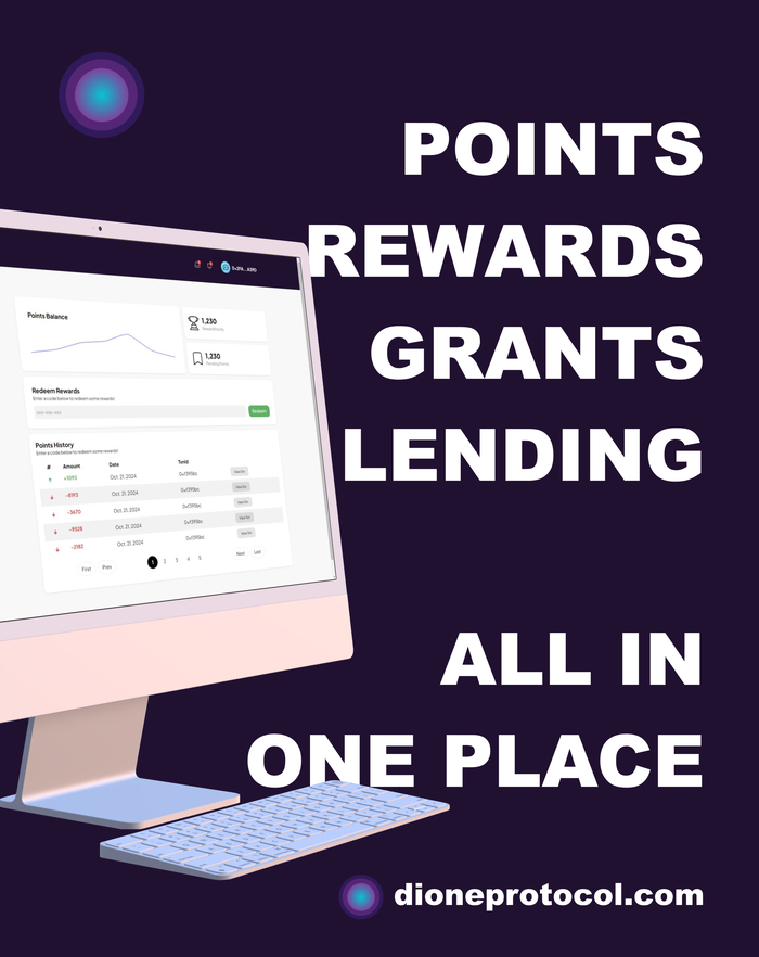 JacobThaDev's tweet photo. Hello, Dionists! #Dione #Odyssey 

Major Update 🚨

Today we've reached a major milestone and are finally ready to show a small sneak peek of what we're building! 

We're also looking to release this soon to the public on Odyssey Testnet, so you can start earning points! 

Points are wallet bound and will carry over to Mainnet. We'll have more information on the points system soon so stay tuned!

More soon, love you 🥰

@DioneProtocol @kokoski