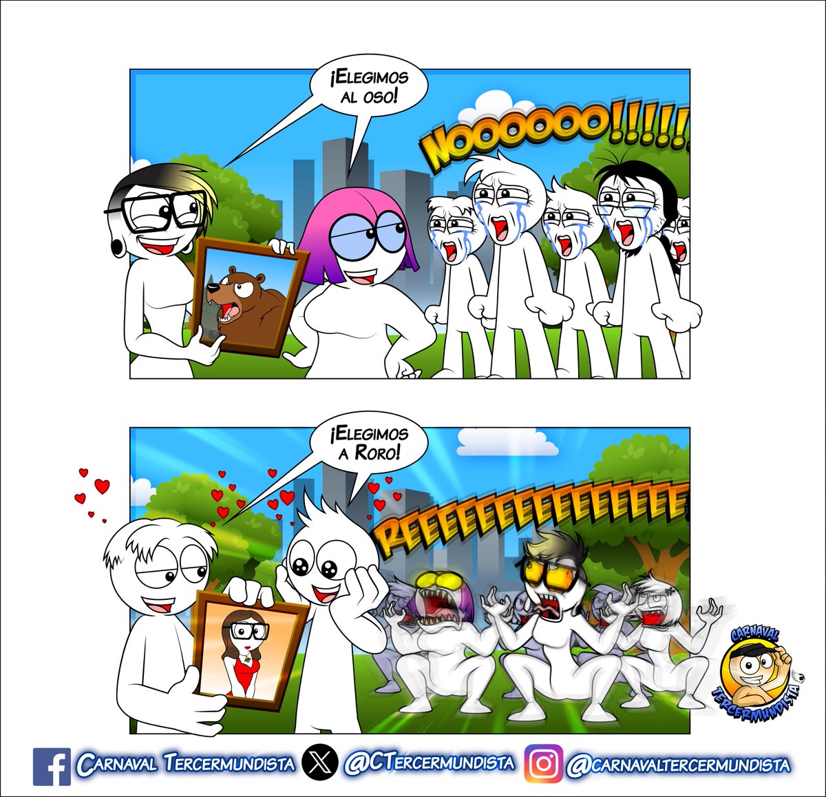 CTercermundista's tweet image. Y ya este es el último cómic que haré respecto al tema de Roro