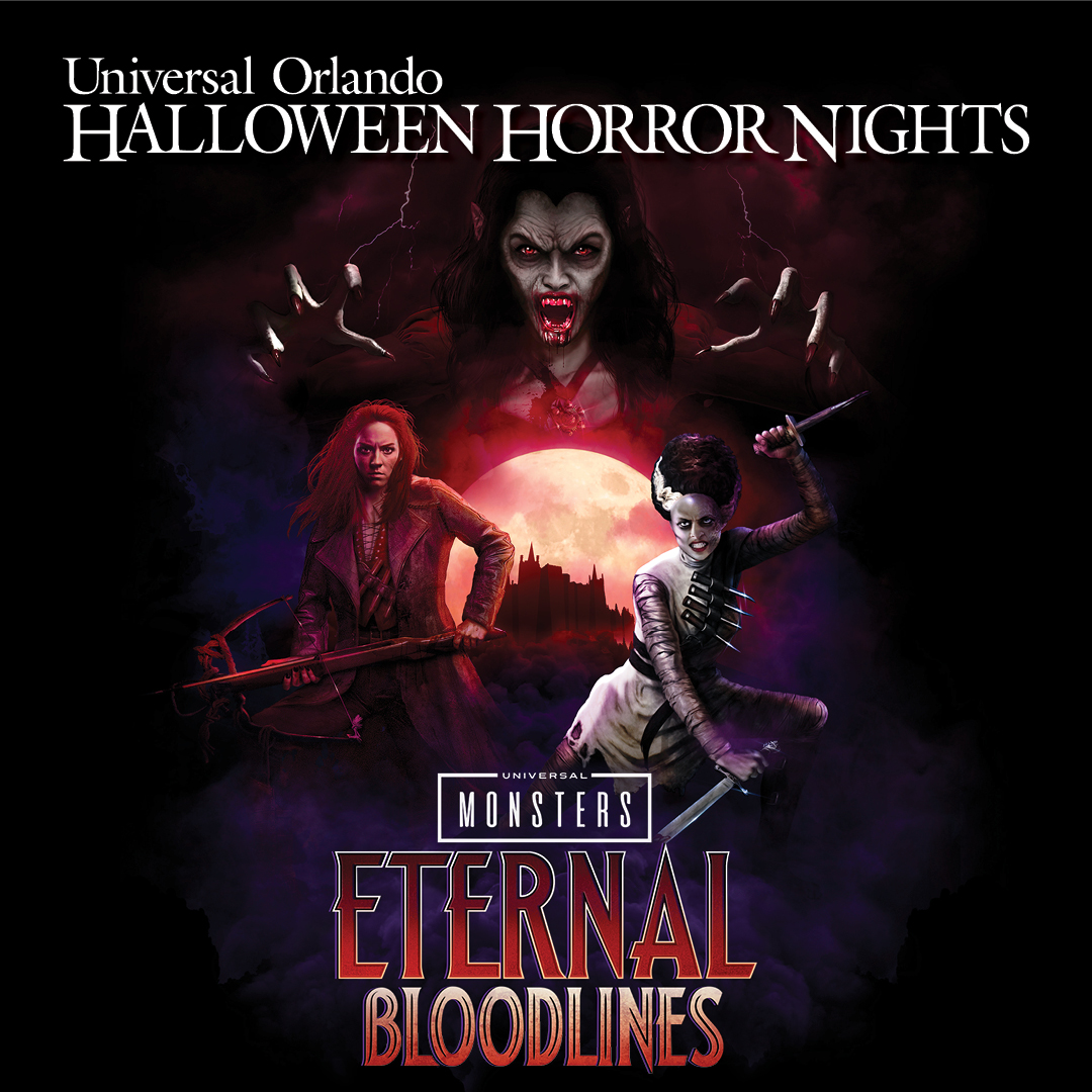 Just announced at Universal Orlando Resort: Universal Monsters: Eternal Bloodlines

Join Saskia Van Helsing and the Bride of Frankenstein as they face off against the monstrous alliance Dracula’s daughter created with the equally vicious She-Wolf and Anck-su-namun.

Book Your ...