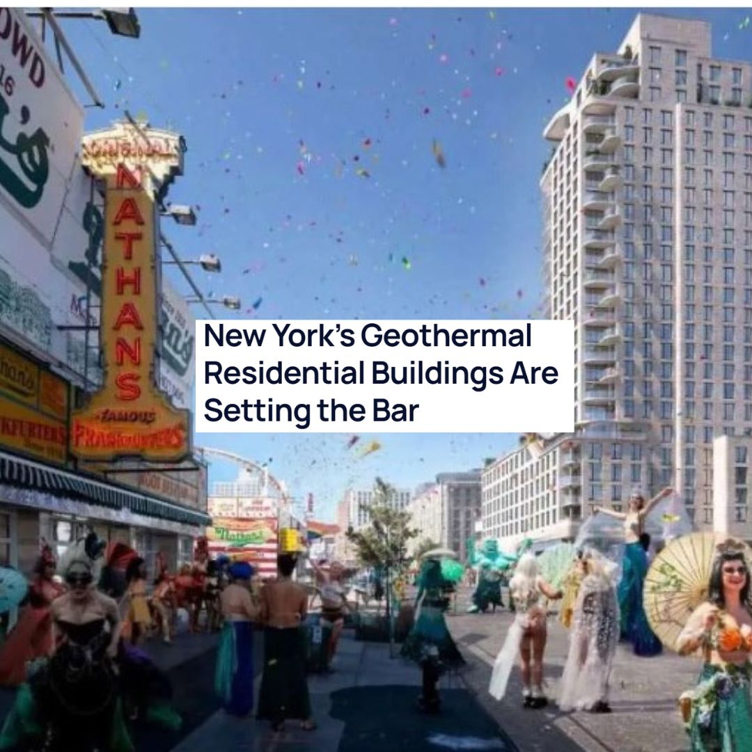 New York’s Geothermal Residential Buildings Are Setting the Bar! Heat pump adoption continues to grow as more awareness of the systems and incentives to get homeowners and developers on board increase. 

 bit.ly/3SlIRlk