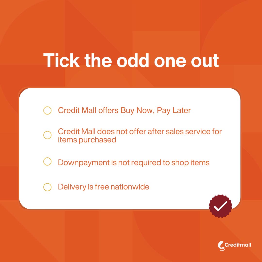 creditmallgh's tweet photo. #CMLBrainTeaser Can you point out the odd feature 🤔
Comment done below!

#creditmall #buynowpaylater #shoppingbenefits #payeasy #getmooore https://t.co/4Xy5PD95Ea