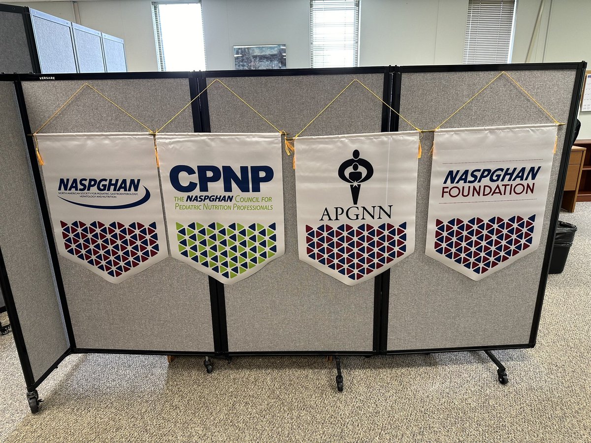 LauraElizSmith's tweet photo. Obsessed with these new podium banners for meetings, but I also feel like I should be asking which house you were sorted into :) #naspghan #naspghan24 #cpnp #apgnn @APGNN1 @cpnp_naspghan @NASPGHAN https://t.co/svqROYg2LK