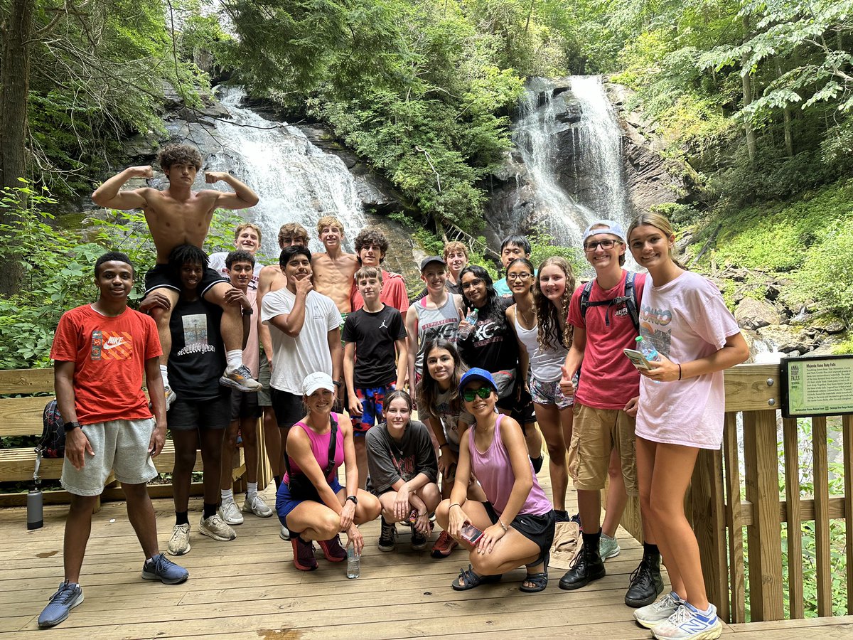 CoachHBaron's tweet photo. Our Alpharetta XC Camp in Helen was one of the highlights from preseason this year, and I’m excited to know that moving forward that it will be a staple in our program! https://t.co/ya5WvyHkRQ