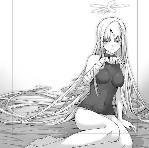 オキニのカット見て・・・白くて暗い感じにして!っつったらしてもらったの・・・。 