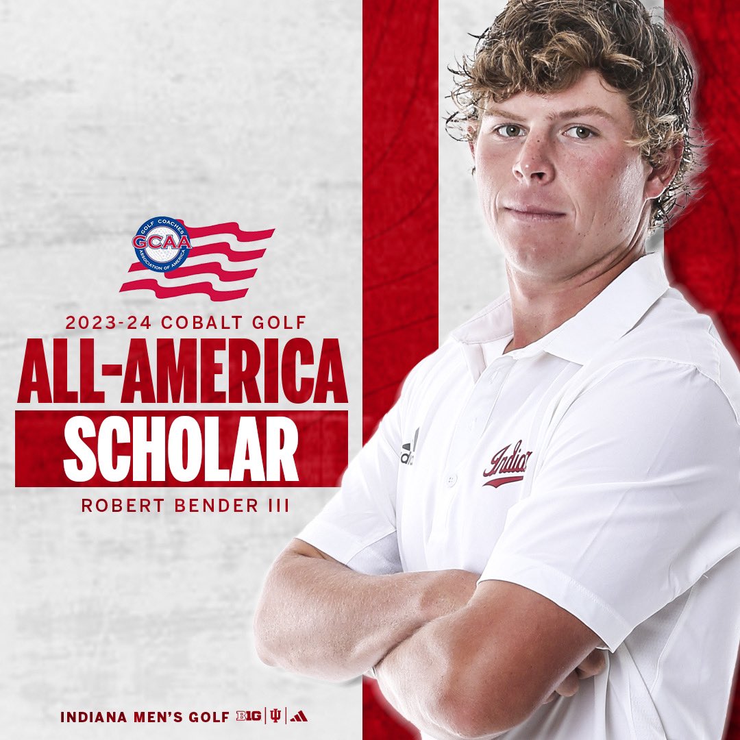 Congrats to <a href="/robbie_bender/">Robert Bender III</a> on being named a Cobalt Golf All-America Scholar! 🇺🇸