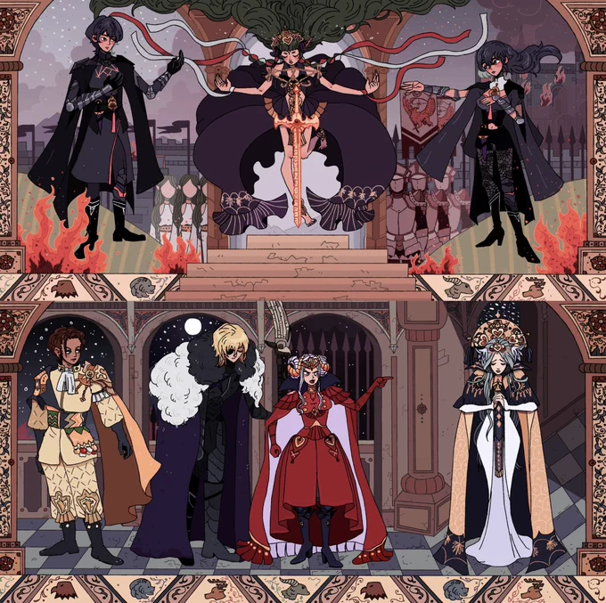 happy fe3h fifth anniversary(good time to show some of my faves from 2019-2021) #FE風花雪月5周年 #FE3H_Anniversary #5yearsFE3H 