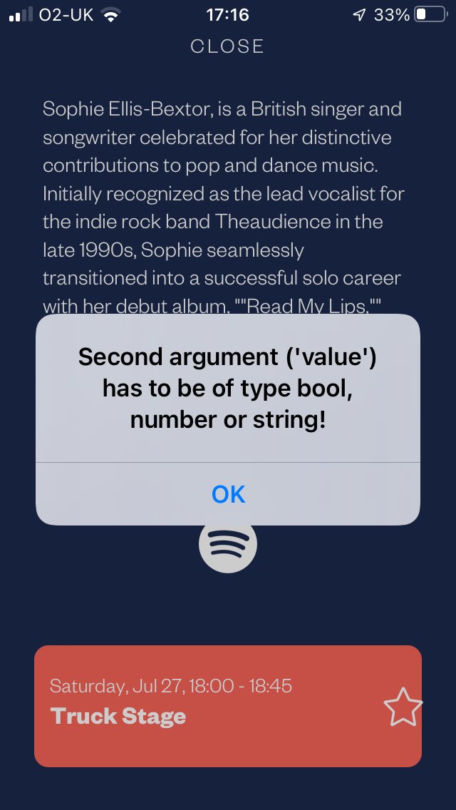 Hey <a href="/TruckFestival/">Truck Festival</a>, having some issues signing into the app, it keeps claiming a user is already signed in. It also looks like it's throwing up some errors 😬
