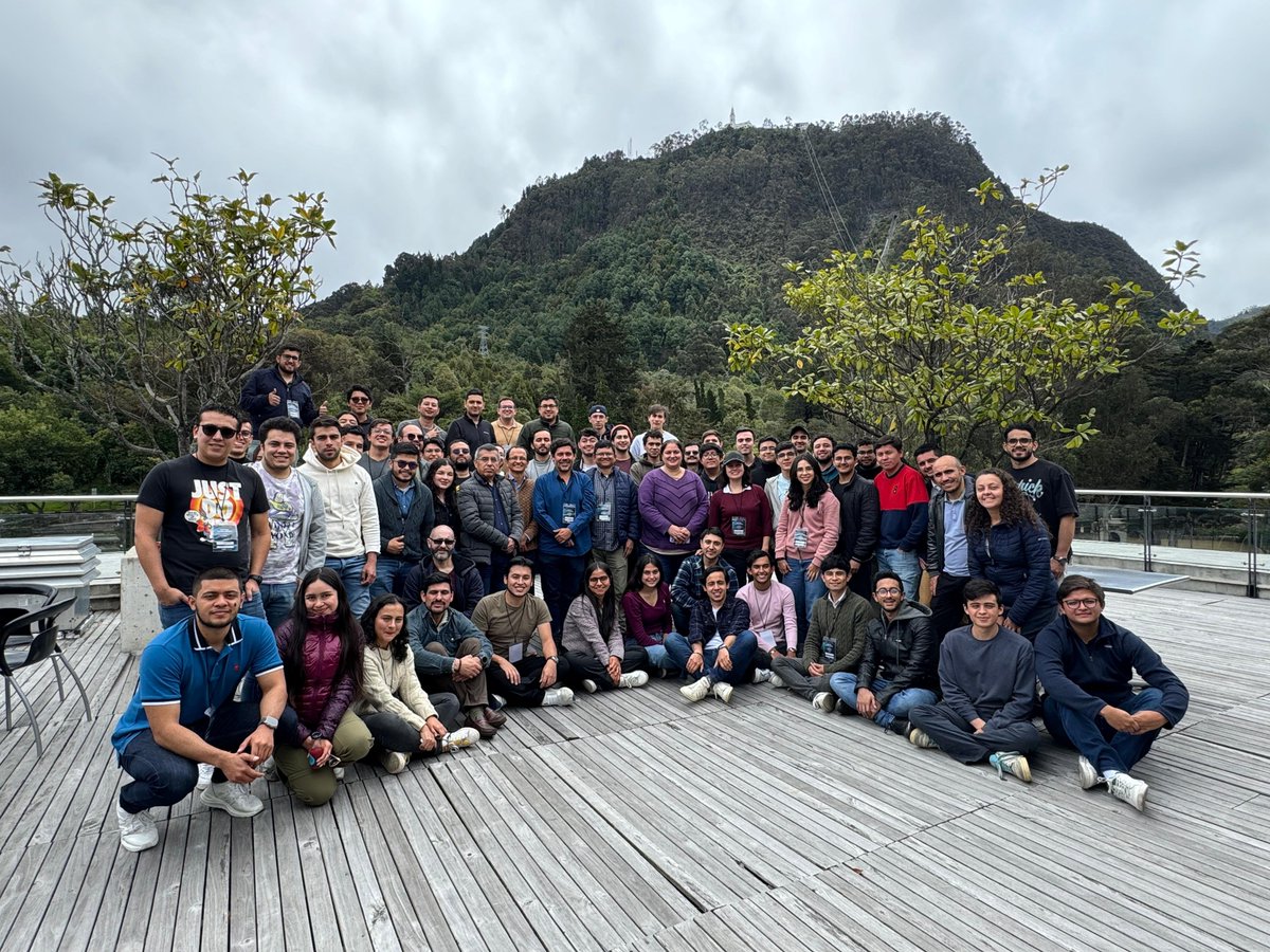 Rafael Martínez Galarza (@juramaga) on Twitter photo Official photo of #MML2024 with a great background view of Monserrate. Thanks to this great group of students, tutors, lecturers and organizers. <a href="/IndustrialAndes/">Industrial Uniandes</a>
<a href="/DISCuniandes/">DISC Uniandes</a> <a href="/astro_ai_cfa/">astro-ai</a> <a href="/aschig/">ashish mahabal</a> Official photo of #MML2024 with a great background view of Monserrate. Thanks to this great group of students, tutors, lecturers and organizers. <a href="/IndustrialAndes/">Industrial Uniandes</a>
<a href="/DISCuniandes/">DISC Uniandes</a> <a href="/astro_ai_cfa/">astro-ai</a> <a href="/aschig/">ashish mahabal</a>