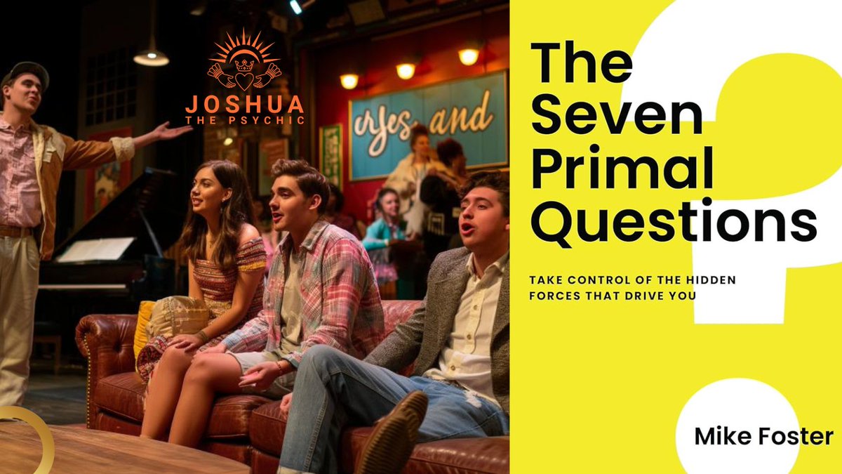 PsychicJoshua's tweet image. Join Thurs., July 25 at 9pm ET for &quot;Yes, and...To the #SevenPrimalQuestions.&quot; Learn to transform your life by embracing your core emotional needs, inspired by #MikeFoster&apos;s work. 🌟
Take the free assessment: buff.ly/4dhwpLC
Watch live on YouTube: buff.ly/4deb4Cx