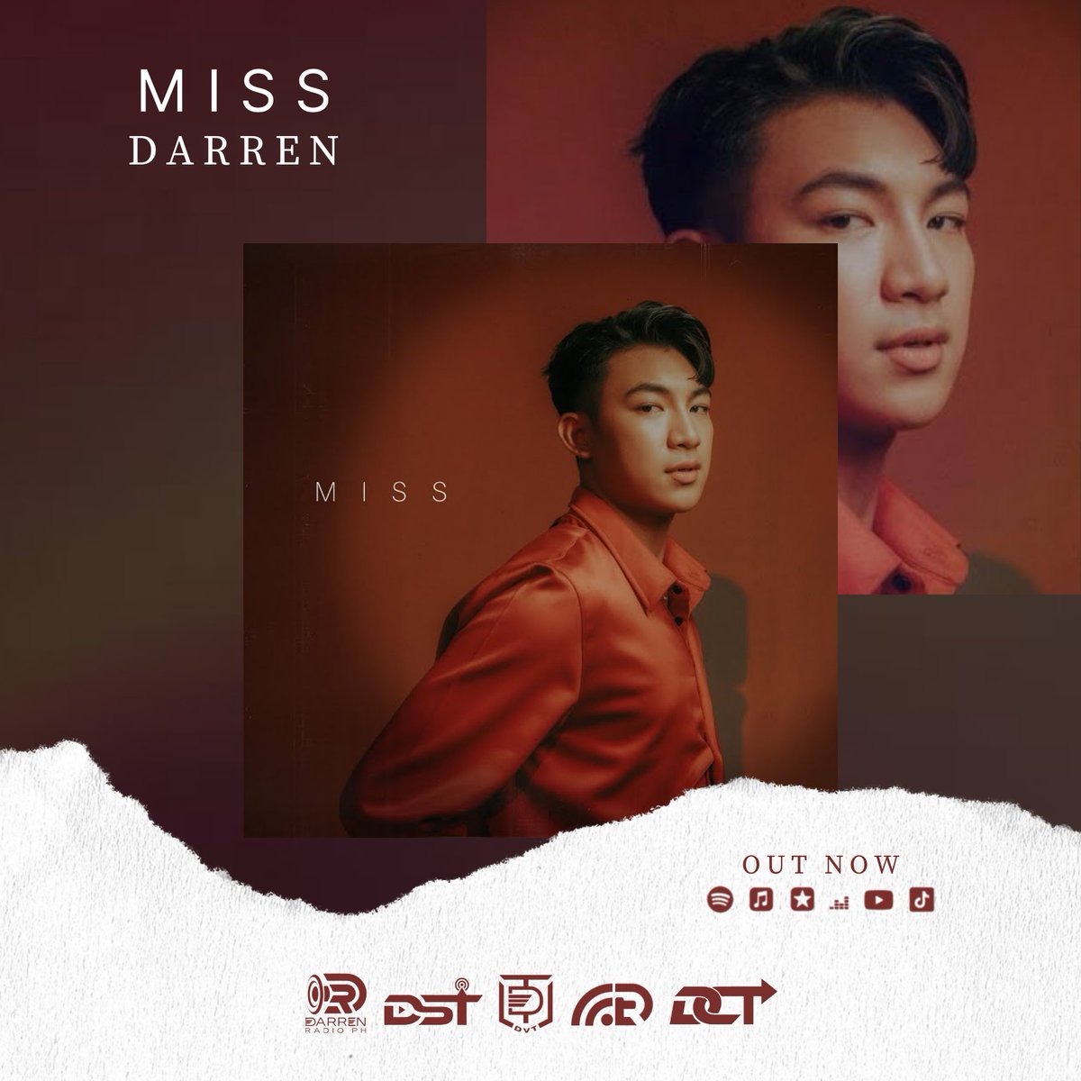 Nami-miss ang 'yong mga halik 🥹

Aww, miss mo na 'no? #DARREN's new single #Miss is out now on all digital streaming platforms.

Tag mo na yung nami-miss mo dali!

Listen here: orcd.co/Miss_DarrenEsp…
Watch the LV here: youtu.be/ycOl0Fq2REI

#DStreamingTeam <a href="/Espanto2001/">Darren</a>