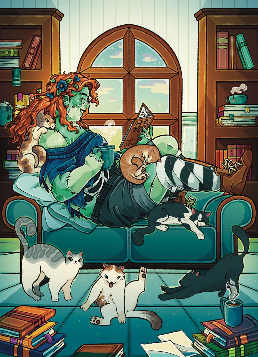 Cleo’s rare card is probably the most amazing thing I’ve ever worked on! I was honored to be able to design this and I gave it everything I got 😊🐱
Check out my process below! RTs are super appreciated! 💖