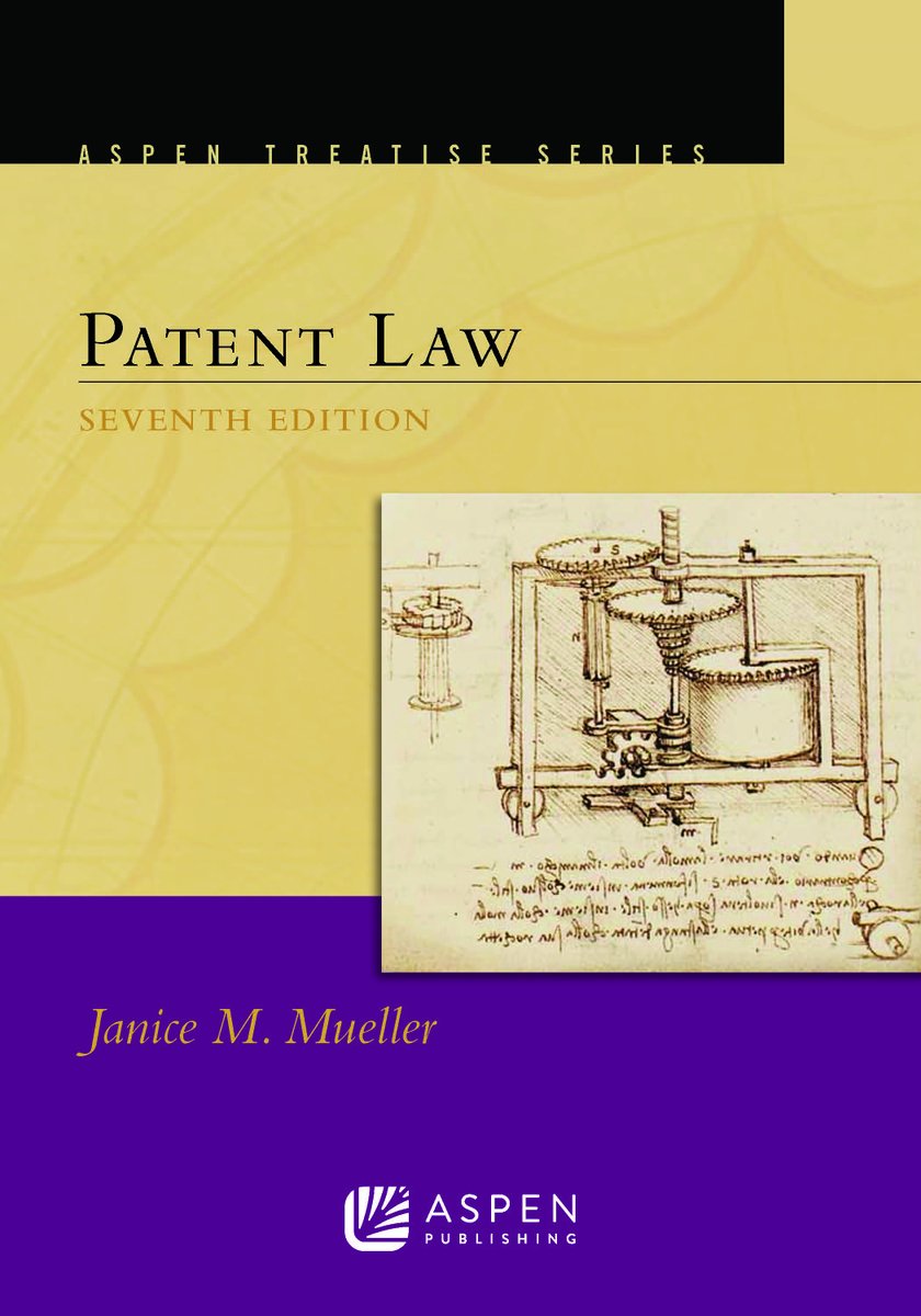 Janice Mueller (@patent_maven) on Twitter photo Pleased to announce that the 7th edition of my single-volume #patent law hornbook is now available from <a href="/AspenPublishing/">Aspen Publishing</a>, in print or e-book formats: aspenpublishing.com/products/muell…
Detailed Table of Contents: assets.ctfassets.net/exvcr1lfm0et/1… Pleased to announce that the 7th edition of my single-volume #patent law hornbook is now available from <a href="/AspenPublishing/">Aspen Publishing</a>, in print or e-book formats: aspenpublishing.com/products/muell…
Detailed Table of Contents: assets.ctfassets.net/exvcr1lfm0et/1…