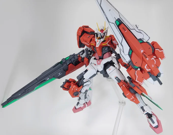 [RG ダブルオーガンダム セブンソード/G インスペクション]やっと完成しました。#ガンプラ好きと繫がりたい 
