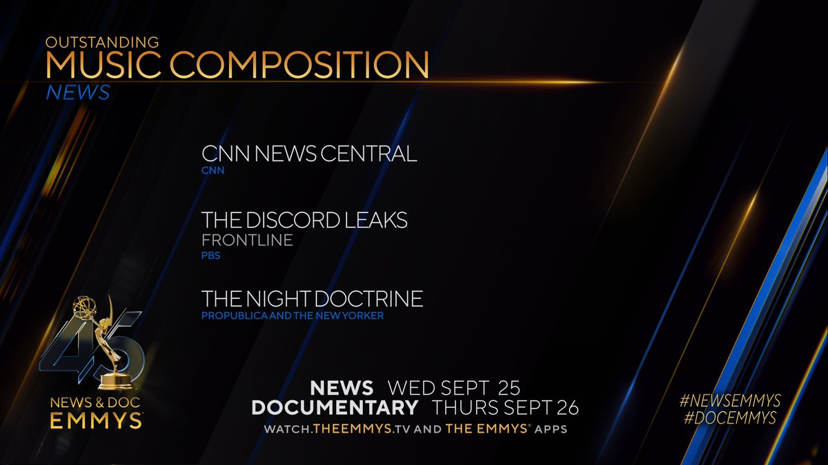 News & Documentary Emmys tweet media