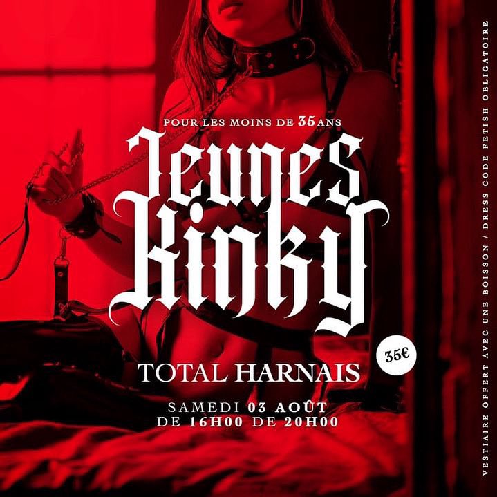 Total Harnais
Il fait chaud et on pense à vous, totalement harnachés, le corps nu ou habillé. Pour cette édition au cœur de l’été, montrez-nous vos plus beau  harnais, en total look ou en petite touche, les matières peuvent varier pourvu qu’ils soient bien ajustés.