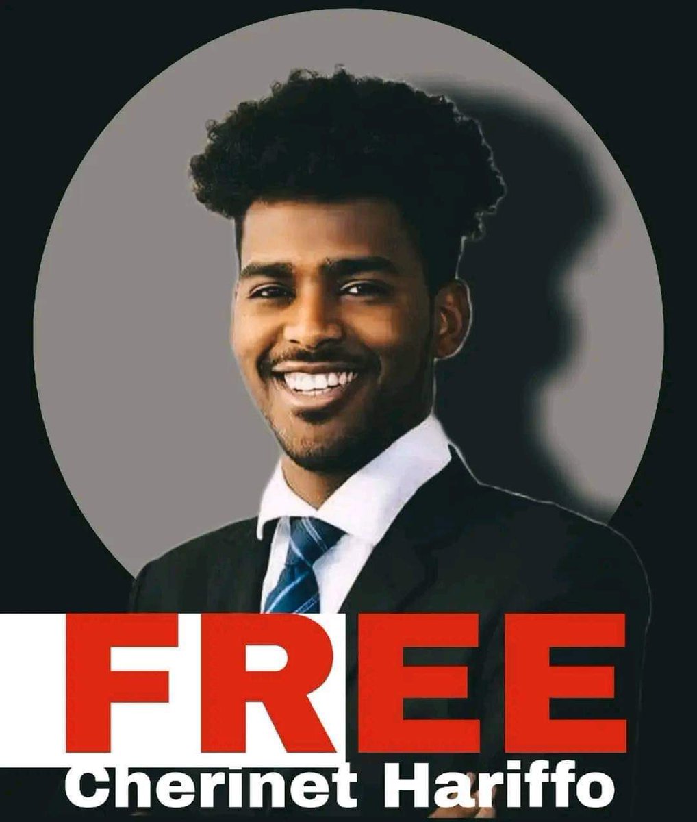 #Freecherinet what crime did he commit? NONE!! <a href="/AbiyAhmedAli/">Abiy Ahmed Ali 🇪🇹</a>  <a href="/_AfricanUnion/">African Union</a> <a href="/UN/">United Nations</a> <a href="/hrw/">Human Rights Watch</a>