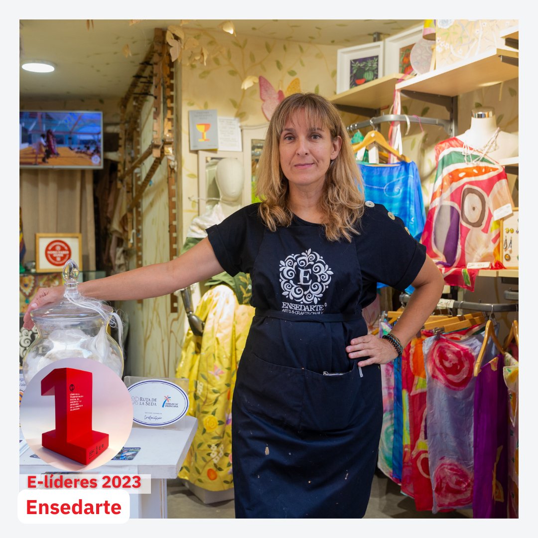 retailfuturecv's tweet photo. 📱🏆 Elíderes2023
La originalidad y la producción artesana de seda describen a Ensedarte. La creatividad a través de diferentes técnicas textiles pueden verse reflejadas en bolsos, pañuelos o abanicos creados en la ciudad de Valencia.
https://t.co/XiDzTWwpiU
#RETAILFuture https://t.co/nM2unf0PNn