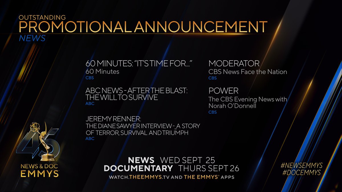 News & Documentary Emmys tweet media