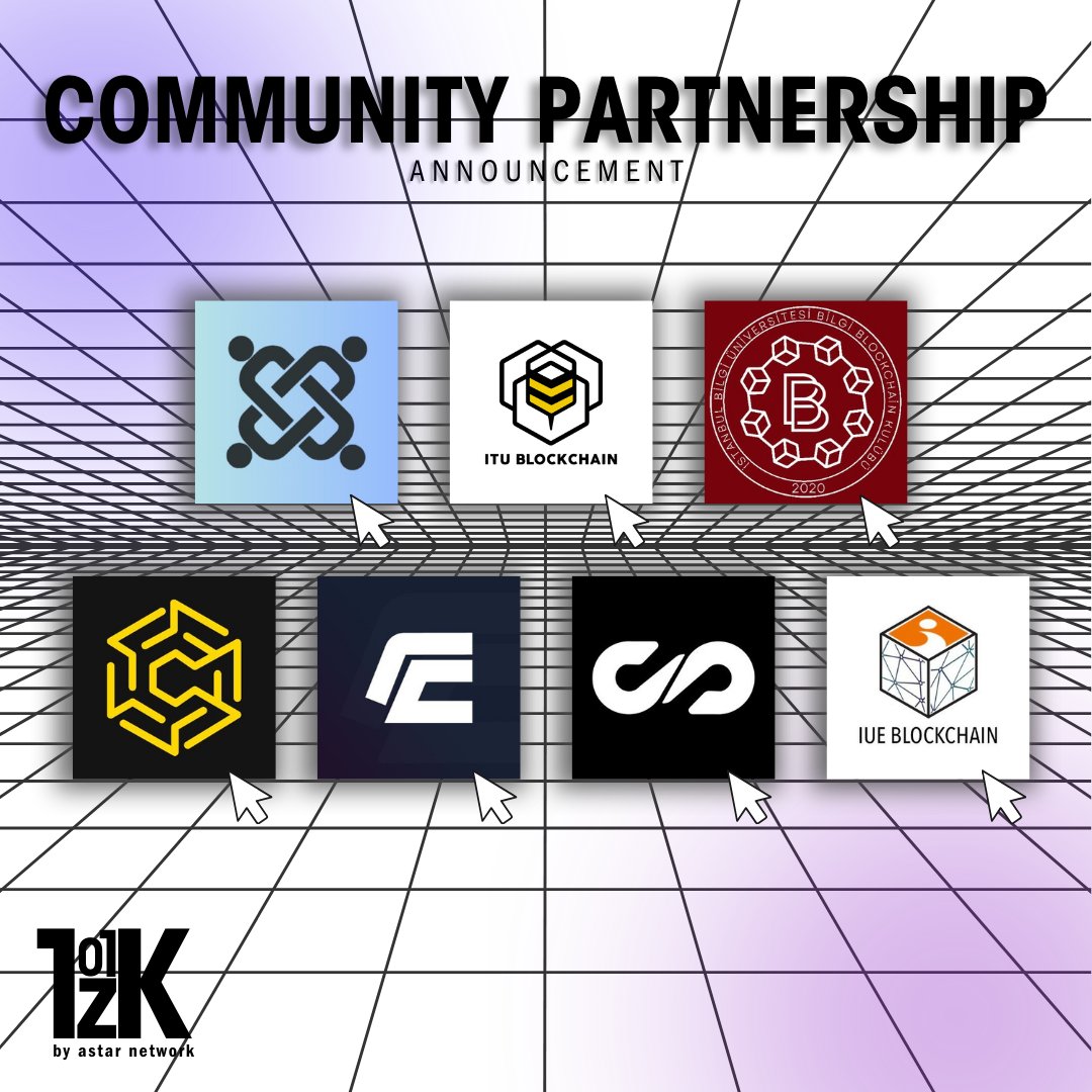AstarTurkiye's tweet photo. #1zero1knowledge etkinliğimizin topluluk partneri olan üniversite kulüpleri; @istanbulchain, @ITUblockchain, @bilgiblockchain, @cankayachain, @egechain, @blockchainDEU ve @iueblockchain'i duyurmaktan büyük mutluluk duyuyoruz! 🎉

Siz de bu eşsiz etkinliğin bir parçası olmak için alttaki linkten tek tıkla kayıt olabilirsiniz!   
👉🏼https://t.co/nC12qTJbvm