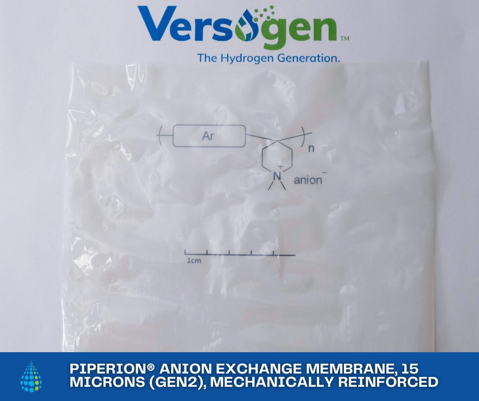 fuelcellstore's tweet photo. *New Product Alert

Versogen's 15 micrometers (Gen2) thick mechanically reinforced anion exchange is the newer version of the previously offered 15 microns thick mechanically reinforced anion exchange membrane. Click the link below for more info!

https://t.co/YrGBkZ83c5 https://t.co/Q61tqFe6d8