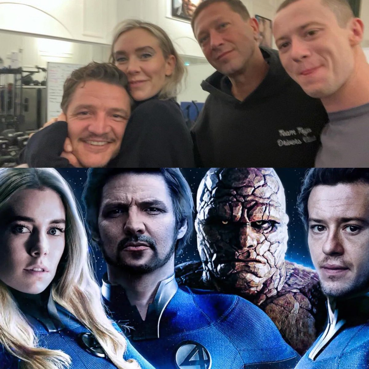 TheTopComics's tweet photo. El elenco de #FantasticFour está en Londres, ya listos para empezar a filmar la película. https://t.co/ngDk20NRA6