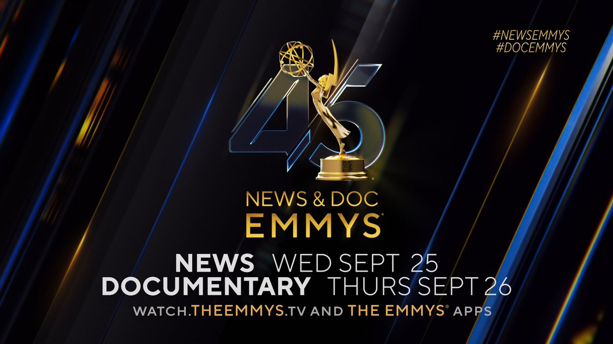 newsemmys's tweet photo. Congratulations to all of our #NewsEmmys &amp; #DocEmmys nominees. Join the celebration on 9/25 &amp; 9/26 at https://t.co/77Q11ijoh3 https://t.co/pWLOhLEBVB