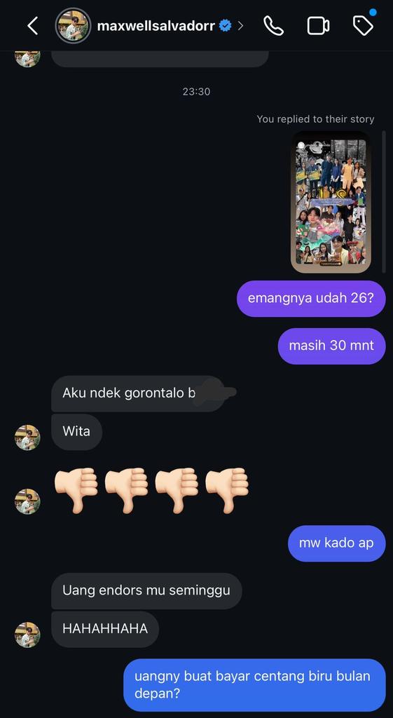 jenaeluuv's tweet photo. #maxwell #sandyourheart gausa disensor juga tau sing diketik max apa🤣 https://t.co/NO0hXjhMmK