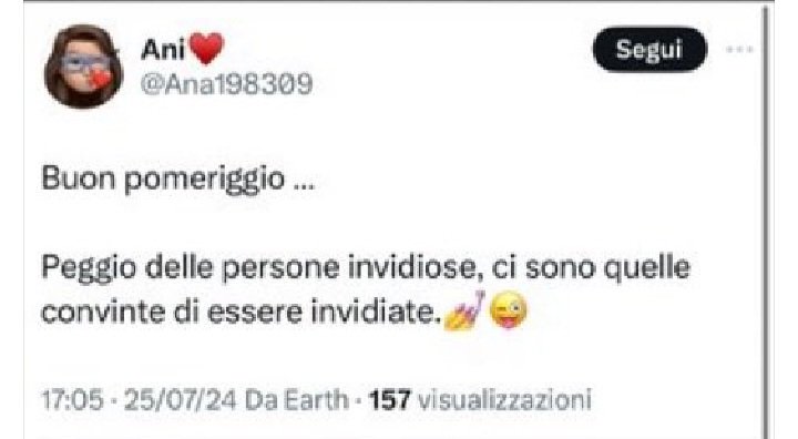 GESSICA1921's tweet photo. Ma amore bello sei ancora convinta che facendo così non mandi frecciatine 
Si lei è molto invidiata  fattene una ragione 🖐🖐🖐🖐 https://t.co/Sf2ynZgknP