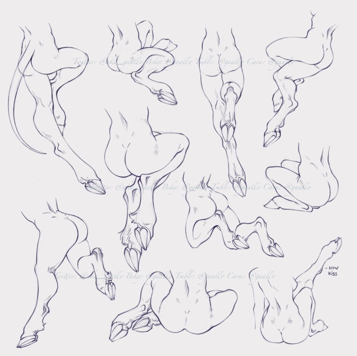 aka_gaallo's tweet photo. New goatie sketch set ❤️
Back view https://t.co/ZgmIybFytC